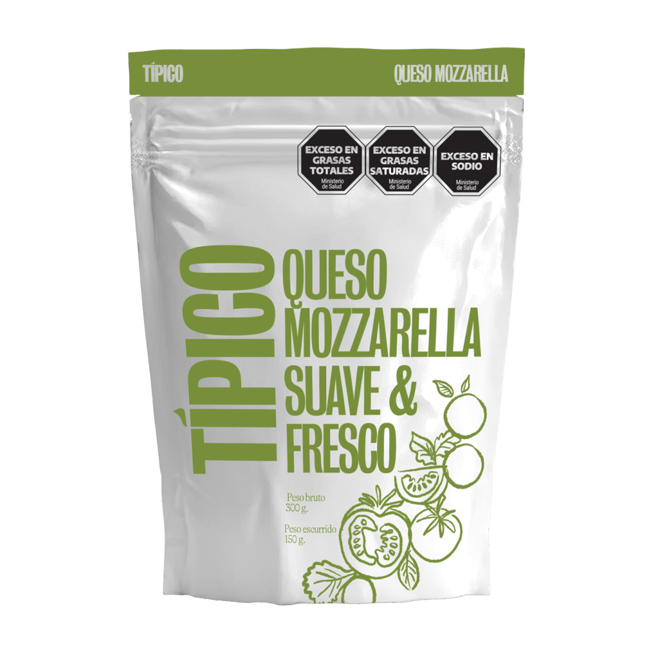 Típico Quedo Mozzarella Suave & Fresco